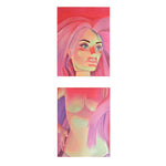 Asti doll diptych: The Neonizing